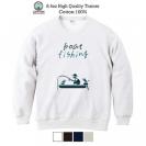 【トレーナー】【釣りざんまい】ボート釣りを楽しむ  8.4oz Cotton:100%