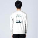 【トレーナー】【釣りざんまい】ボート釣りを楽しむ  8.4oz Cotton:100%