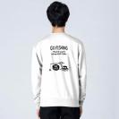 【トレーナー】【釣りざんまい】ユニークな釣り_ブラック  8.4oz Cotton:100%