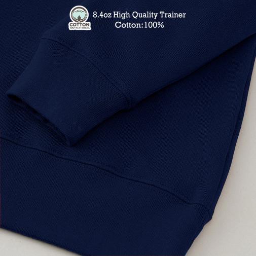 【トレーナー】何か気になるサバ白猫(wakat) 8.4oz Cotton:100%