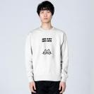 【トレーナー】何か気になる白猫(wakat) 8.4oz Cotton:100%