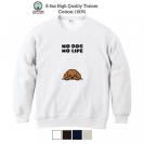 【トレーナー】何か気になるプードル_ブラウン(wakat) 8.4oz Cotton:100%