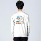 【トレーナー】【釣りざんまい】釣り人と魚の遭遇_NB  8.4oz Cotton:100%