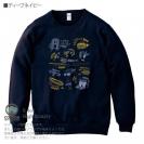【トレーナー】【釣りざんまい】PACK LIGHT, GO FISH.  8.4oz Cotton:100%