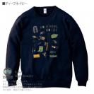 【トレーナー】【釣りざんまい】釣りに行く準備_ハイデザイン  8.4oz Cotton:100%